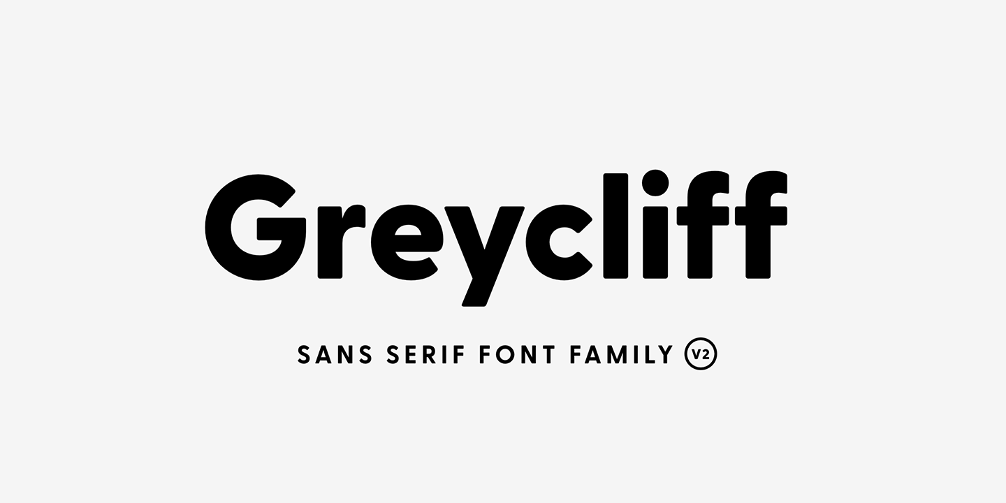 Greycliff CF Font preview